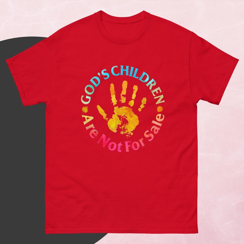 God's Children Are Not For Sale Men's classic tshirt - 3.jpg