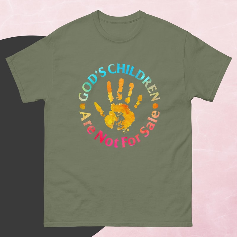 God's Children Are Not For Sale Men's classic tshirt - 8.jpg