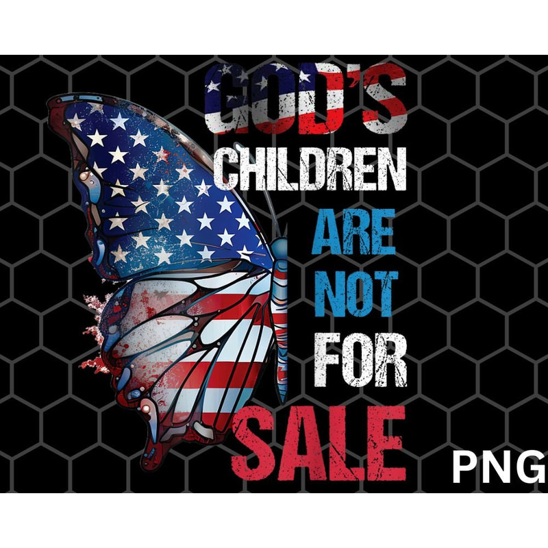 God's Children Are Not For Sale Political PNG - 1.jpg