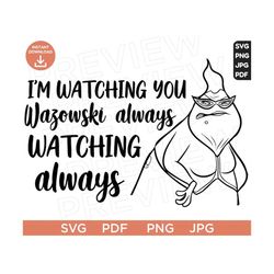 i'm watching you wazowski always watching always monsters inc svg ears, roz disneyland ears clipart, cut file cricut, si
