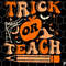 Groovy Halloween PNG, Trick Or Teach Ghost Teacher Student PNG - 1.jpg