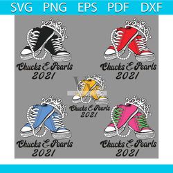 chucks and pearls crown 2021 bundle svg, trending svg, chucks svg, pearls svg, kamala harris svg, vp 2021 svg, madam vp