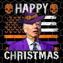 joe biden happy halloween png, happy christmas us flag png