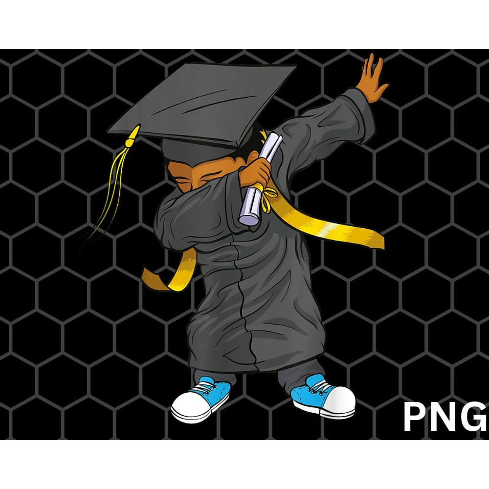 Kids Funny Boys Grad Gifts Dabbing Graduation Class Of 2023 png - 1.jpg