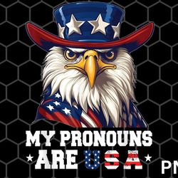mens my pronouns are usa png, funny eagle 4th of july american png download