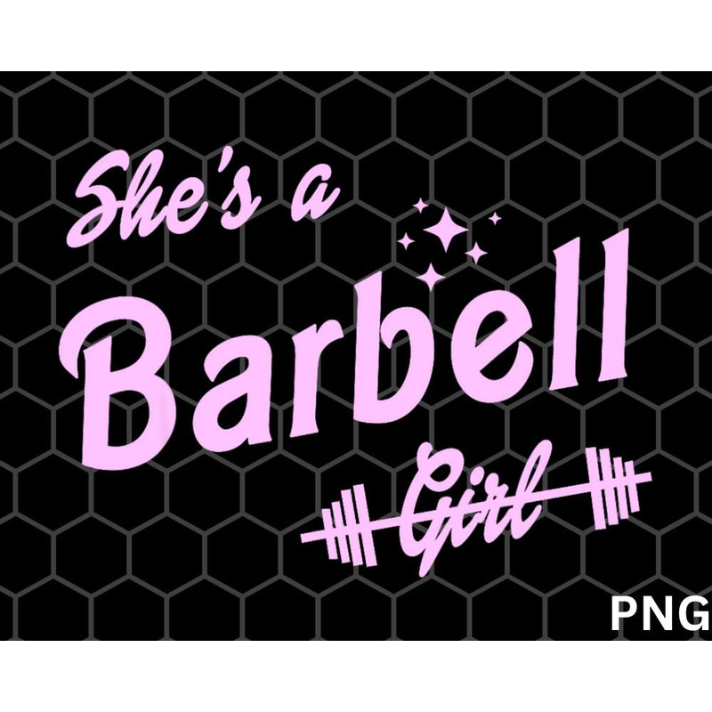 She's A Barbell Girl pink png Download - 1.jpg