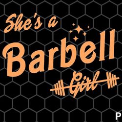 shes a barbell girl png download