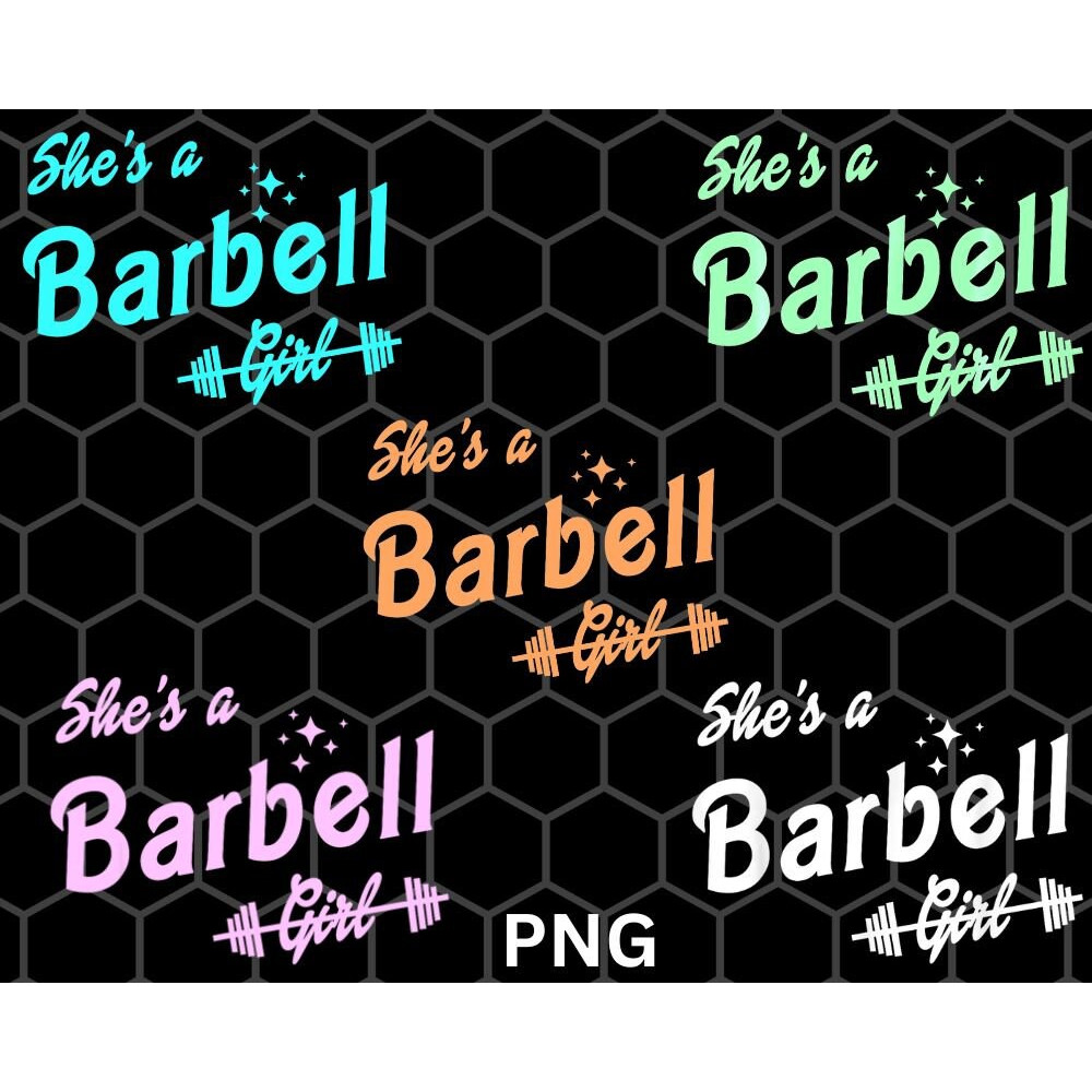 She's A Barbell Girl png, 5 file PNG Download - 1.jpg