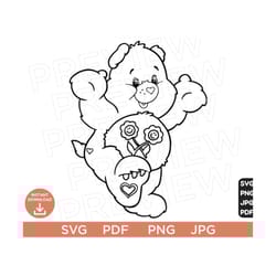care bears svg, rainbow bear svg, rainbow bear care svg, happy bear svg, angry bear svg, bear png, cute bear svg cut fil
