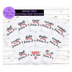 matching family baseball birthday. family baseball birthday. matching family birthday. rookie of the year. baseball birt