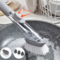 Kitchen Cleaning Brush 2 In 1 Long Handle Cleaing Brush