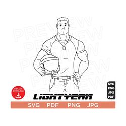 lightyear svg, sox svg, buzz lightyear svg, toy story svg disneyland ears svg clipart svg pdf jpg png cut file cricut