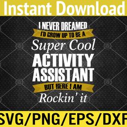activity assistant, funny activity svg, eps, png, dxf, digital download