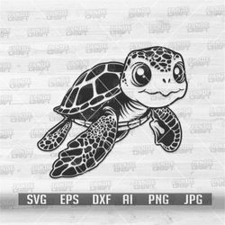 cute sea turtle svg | tropical animal clipart | beach vibes cutfile | summer shirt png | saltlife dxf | underwater png |