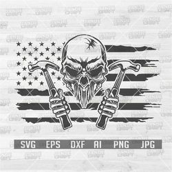 us carpenter svg | us carpenter shirt svg | skull svg | hammer svg | carpenter dad svg | gift for carpenter | carpenter