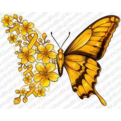 Childhood Cancer Butterfly Png Sublimation Design,Cancer Awareness Png,Childhood Cancer Png,Cancer Awareness Butterfly P