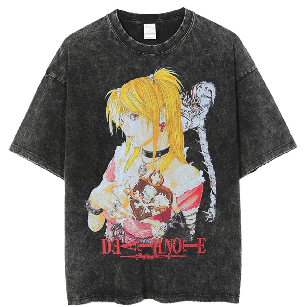 Anime Oversized Washed Y2K T Shirt, Harajuku Manga Anime Hunter Shirt, Japanese Streetwear Clothing, Gift for Friend, Anime Hoodie - 3.jpg