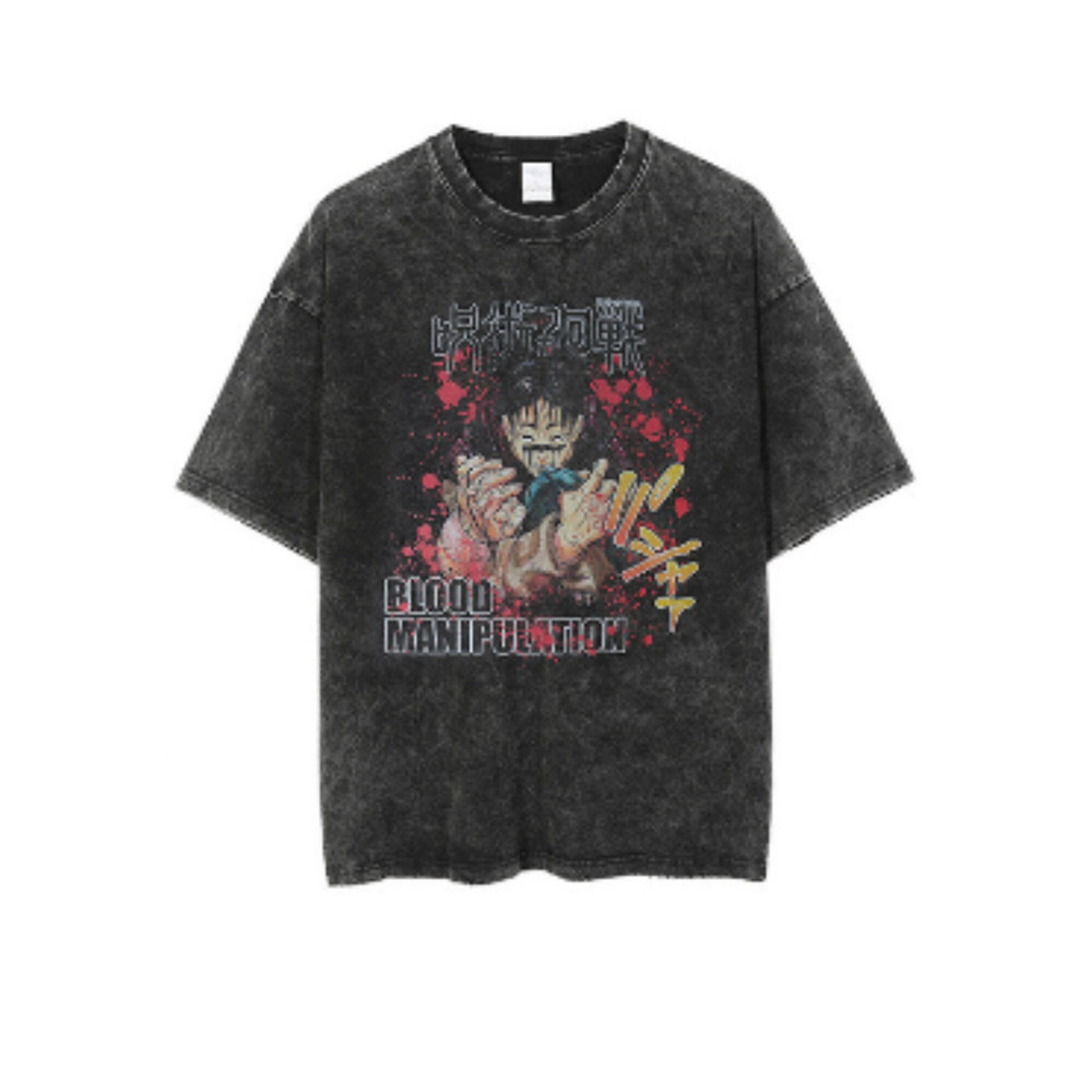 Anime Oversized Washed Y2K T Shirt, Harajuku Manga Anime Hunter Shirt, Japanese Streetwear Clothing, Gift for Friend, Anime Hoodie - 6.jpg