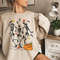 Dancing Skeleton Pumpkin Halloween Sweatshirt, Spooky Season Skeleton Skull Autumn Fall Clothing Halloween Gift, Spooky Vibes Bones Tee - 1.jpg