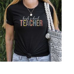 high school teacher shirt,first day of school shirt,leopard design teacher shirt,gift for teachers,high school teacher g