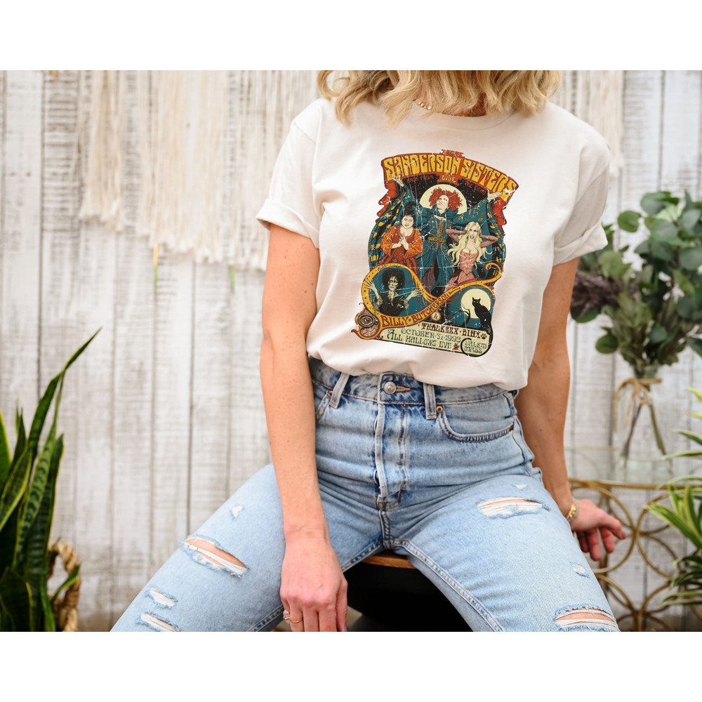 Hocus Pocus Halloween Sweatshirt, Witch Spooky Vibes Autumn Hoodie, Spooky Season Fall Witches Back From Dead Bunch Of Hocus Pocus Tee - 1.jpg