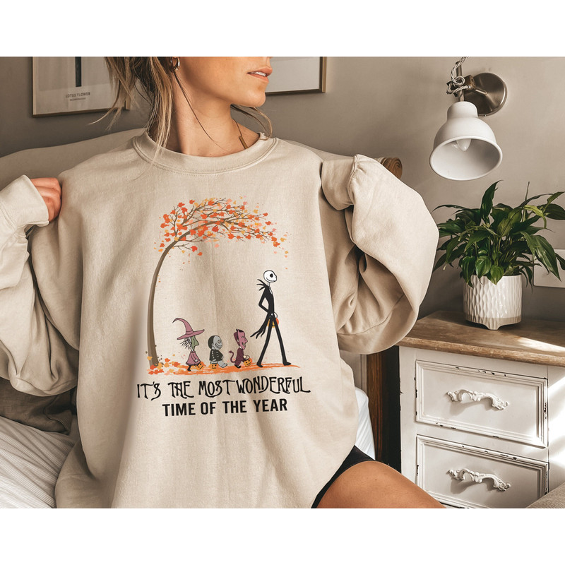 It is the Most Wonderful Time Of The Year Horror Movie Cartoon Halloween Sweatshirt, Spooky Season Witch Pumpkin T-Shirt, Autumn Fall Shirts - 1.jpg