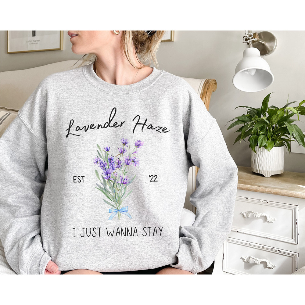 Lavender Haze Midnights Merch gift for her, Swiftie Midnights Album Sweatshirt, Lavender Haze Shirt, You're on Your Own, Midnight Rain - 1.jpg