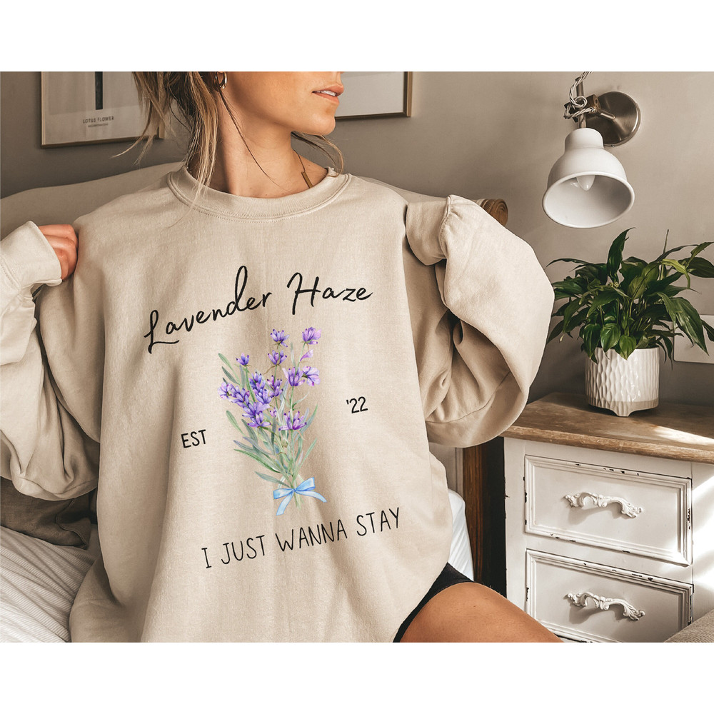 Lavender Haze Midnights Merch gift for her, Swiftie Midnights Album Sweatshirt, Lavender Haze Shirt, You're on Your Own, Midnight Rain - 2.jpg