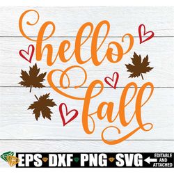 hello fall, hello fall svg, fall door sign svg png, halloween svg, fall decor svg, hello fall door sign svg, fall clipar