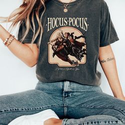 retro halloween witch movie sweatshirt, spooky vibes witches autumn hoodie, witches spooky season ha