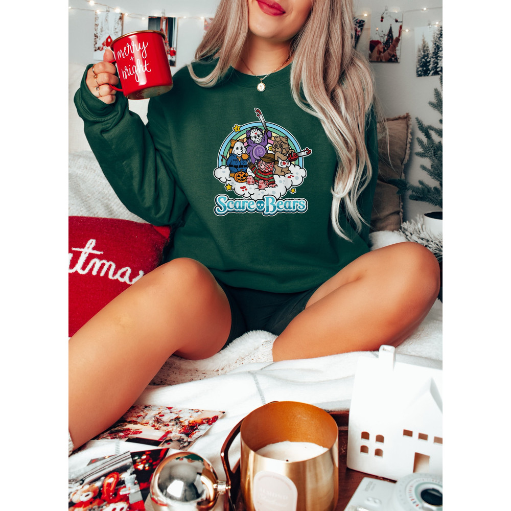 Scare Bears Retro Scary Halloween Sweatshirt, Serial Killers Cute Halloween Spooky Season T-Shirt, Autumn Fall Horror Movie Characters Shirt - 6.jpg