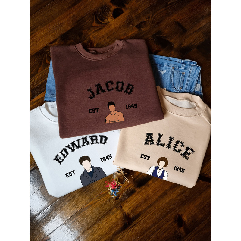 Twilight Sweatshirt, Twilight merch, Edward Cullen shirt, Team Jacob Shirt, Bella where the hell, Cullen baseball, Vampire Aesthetic hoodie - 2.jpg