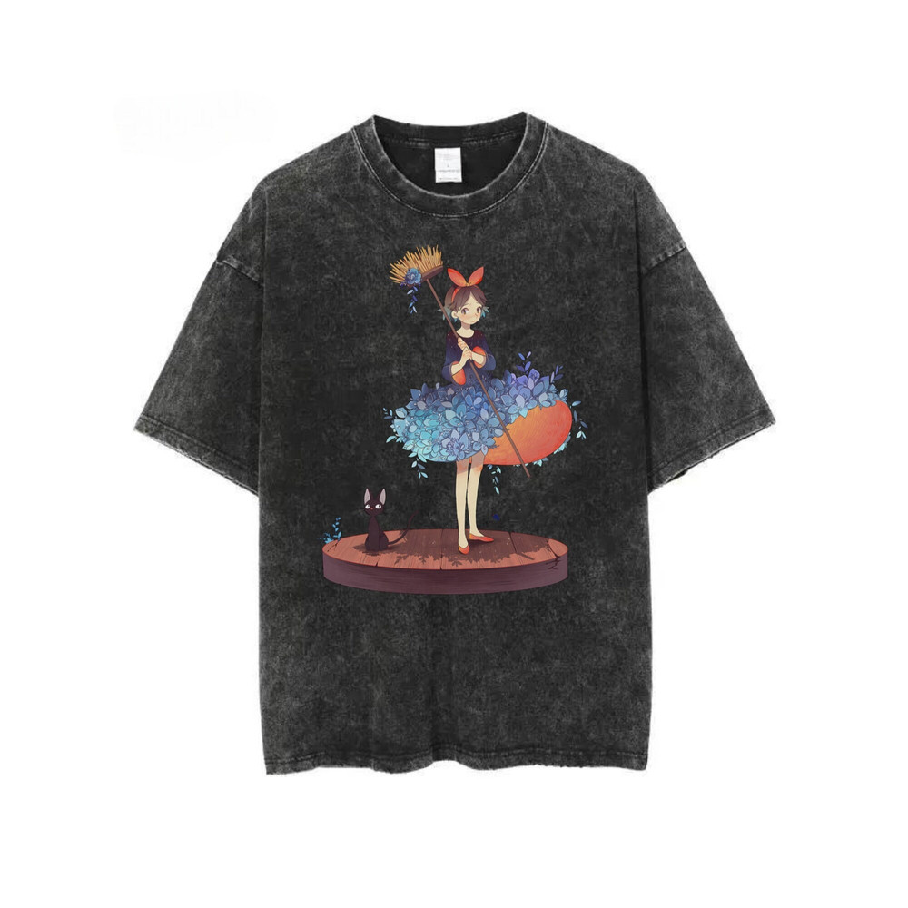 Vintage Studio Ghibli Y2K Shirt, Spirited Away Acid Wash T shirt, Kiki Ghibli Anime Sweatshirt, Princess Mononoke Shirt, Totoro Sweatshirt - 2.jpg