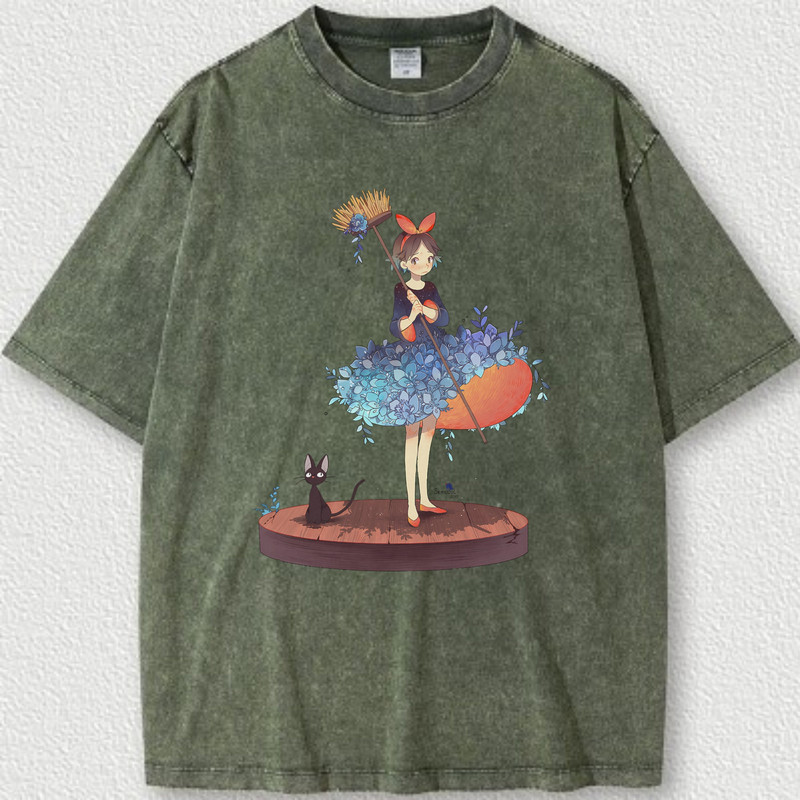 Vintage Studio Ghibli Y2K Shirt, Spirited Away Acid Wash T shirt, Kiki Ghibli Anime Sweatshirt, Princess Mononoke Shirt, Totoro Sweatshirt - 6.jpg