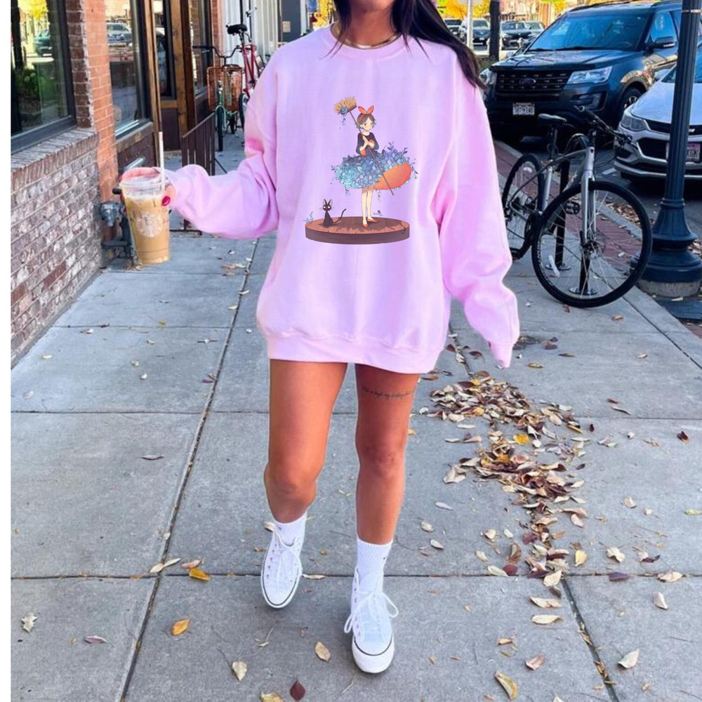 Vintage Studio Ghibli Y2K Shirt, Spirited Away Acid Wash T shirt, Kiki Ghibli Anime Sweatshirt, Princess Mononoke Shirt, Totoro Sweatshirt - 8.jpg