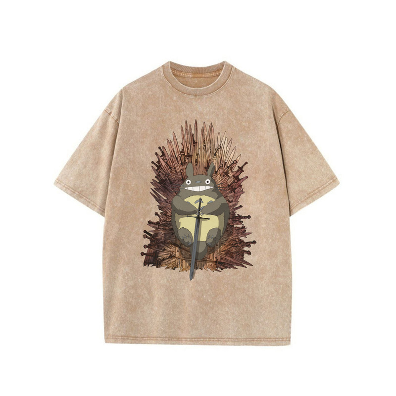 Vintage Totoro Y2K Shirt, Studio Ghibli Washed Acid T Shirt, My Neighbor Totoro, Calcifer Shirt, Spirited Away Ghibli Sweatshirt - 4.jpg