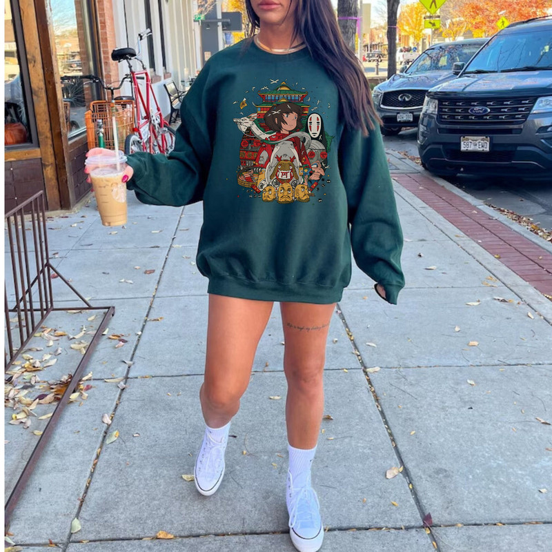 Vintage Totoro Y2K Shirt, Studio Ghibli Washed Acid T Shirt, My Neighbor Totoro, Calcifer Shirt, Spirited Away Ghibli Sweatshirt - 7.jpg