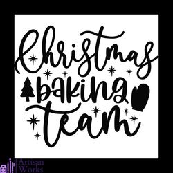 christmas baking team svg, christmas svg, holly svg, baking svg, xmas svg