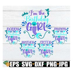 mermaid birthday. matching mermaid birthday. family mermaid birthday. mermaid svg. matching mermaid. cute mermaid birthd