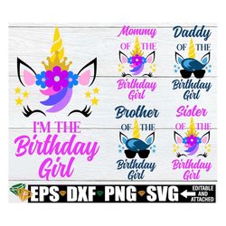 unicorn birthday. matching family unicorn birthday. cute unicorn birthday. unicorn family birthday. matching unicorn fam