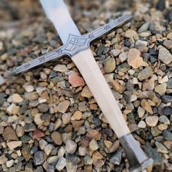 handmade witcher sword (skin/white handle)