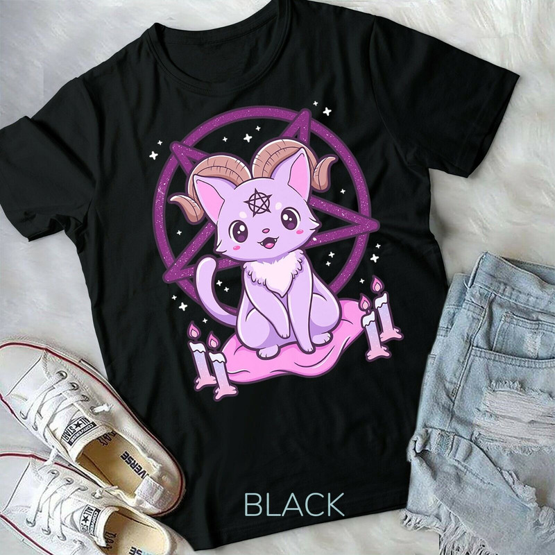 Kawaii Pastel Goth Krampus Cute Creepy Gothic Premium - Unisex Form T-Shirt.jpg