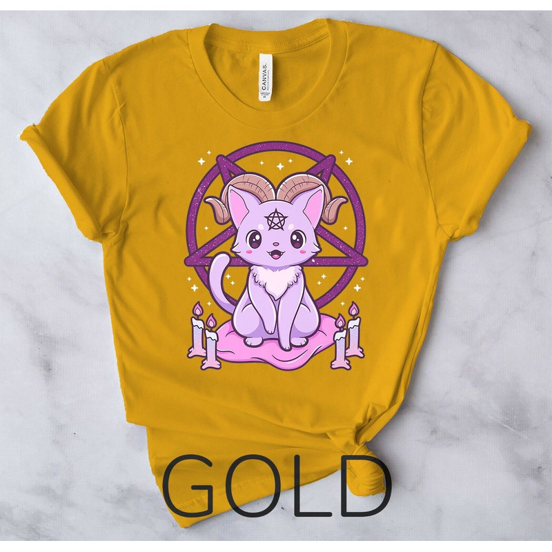 Kawaii Pastel Goth Krampus Cute Creepy Gothic Premium - Unisex Form T-Shirt1.jpg