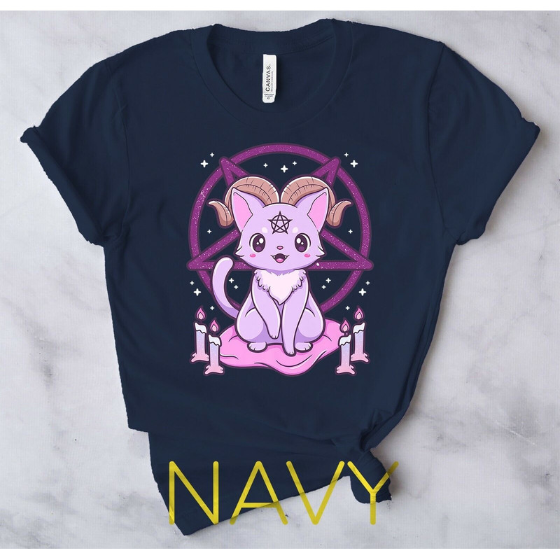 Kawaii Pastel Goth Krampus Cute Creepy Gothic Premium - Unisex Form T-Shirt5.jpg