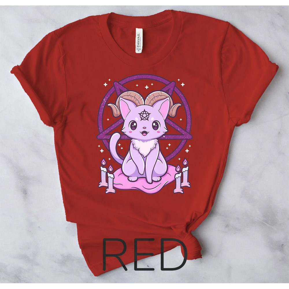 Kawaii Pastel Goth Krampus Cute Creepy Gothic Premium - Unisex Form T-Shirt6.jpg