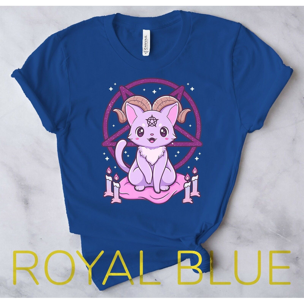 Kawaii Pastel Goth Krampus Cute Creepy Gothic Premium - Unisex Form T-Shirt7.jpg