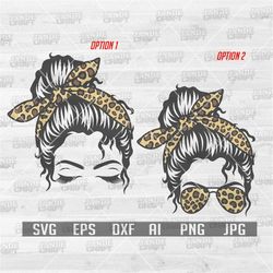 messy bun hair leopard svg | momlife shirt png | mom life cutfile | best mom gift idea | mother's day shirt png | mama s