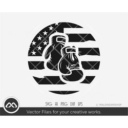boxing svg us flag gloves - boxing svg, boxing gloves svg, boxing cut file, gloves svg, sports svg, eps, png, dxf