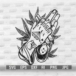 hand with joint middle finger svg | weed hand svg | weed hand png | weed svg | middle finger png | weed clipart | weed c