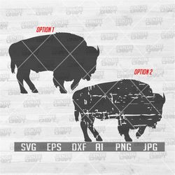 bison buffalo svg | outdoor clipart | night camping scene dxf | western cutfile | camper shirt png | wild animal stencil
